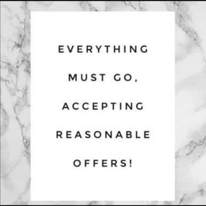 EVERYTHING MUST GO SALE